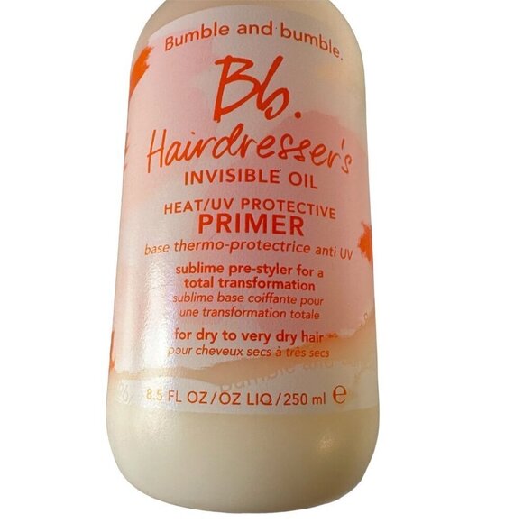 Bumble Hairdresser's Invisible Oil Heat UV Protective Hair Primer Spray 8.5 oz - Picture 2 of 5
